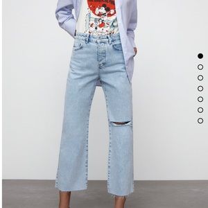 BRAND NEW WITH TAG ZARA STRAIGHT FIT JEANS